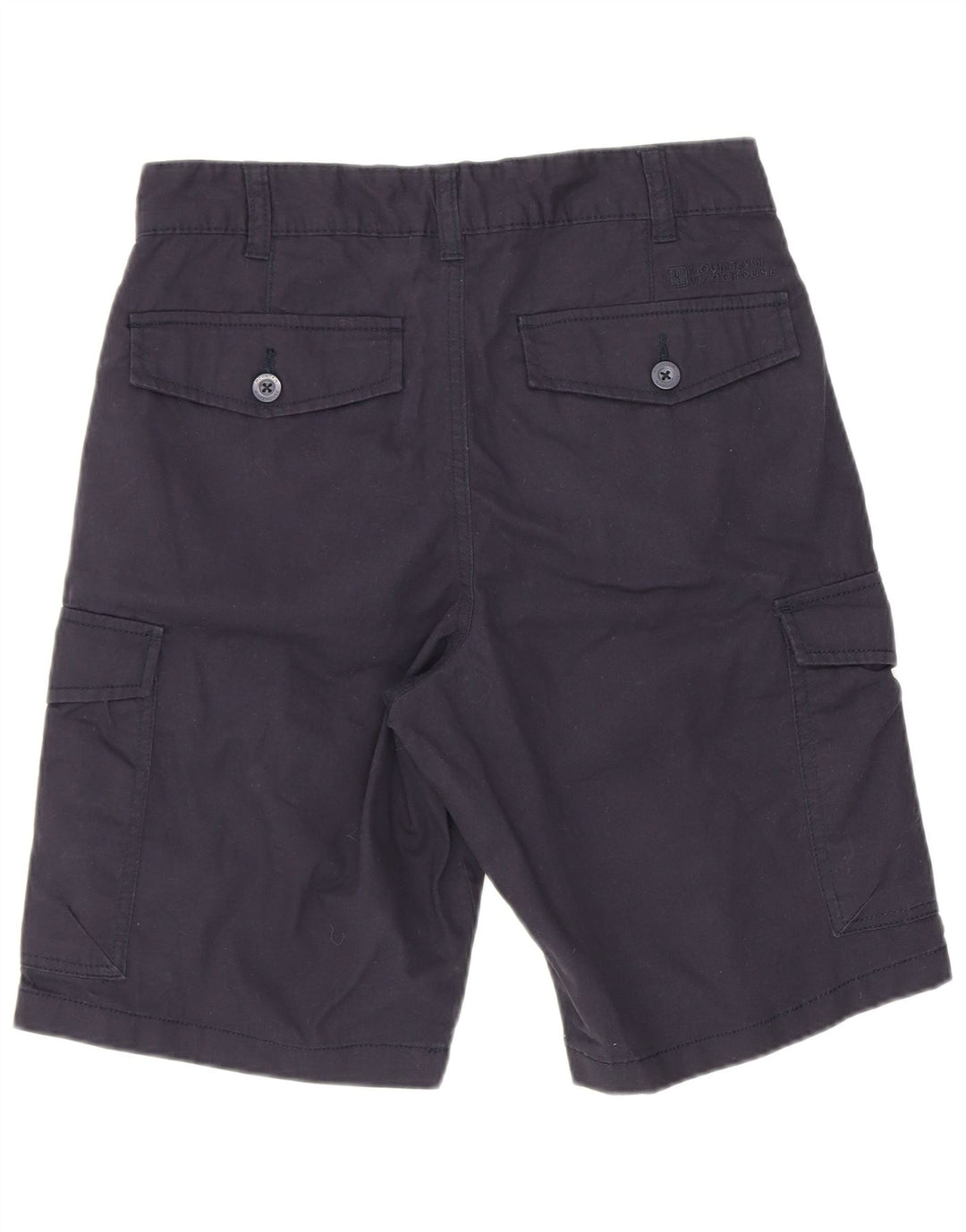 Shorts cargo masculino Mountain Warehouse W28 pequeno algodão azul marinho