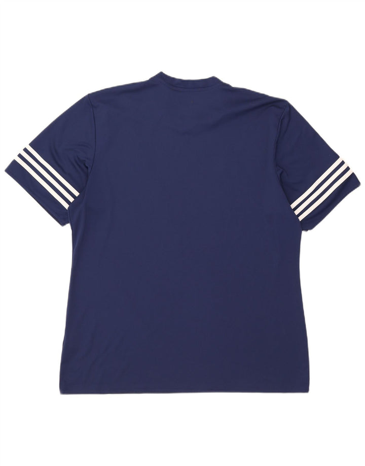 Camiseta masculina Adidas Climalite Top XL azul marinho poliéster