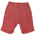 Zara Shorts esportivos masculinos pequenos manchados vermelhos