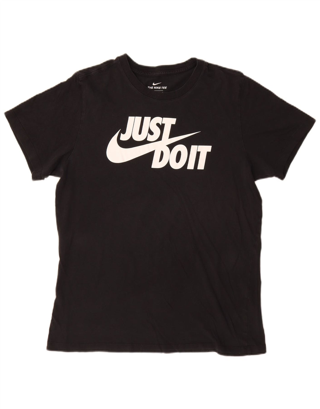 Camiseta gráfica masculina Nike grande algodão preto