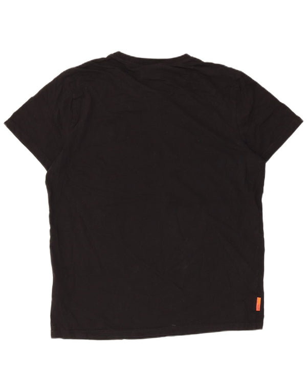 Camiseta masculina Superdry Top 2XL algodão preto