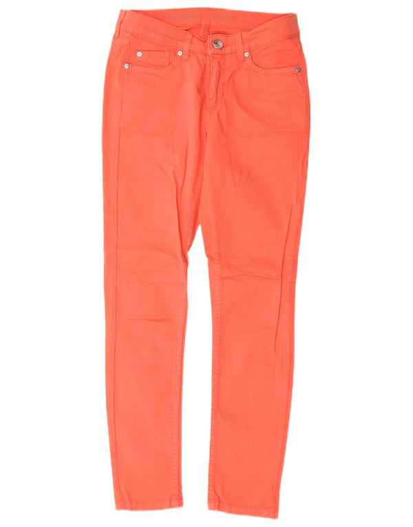 Calça jeans feminina Oasis cereja cortada UK 8 pequena W28 L28 algodão rosa