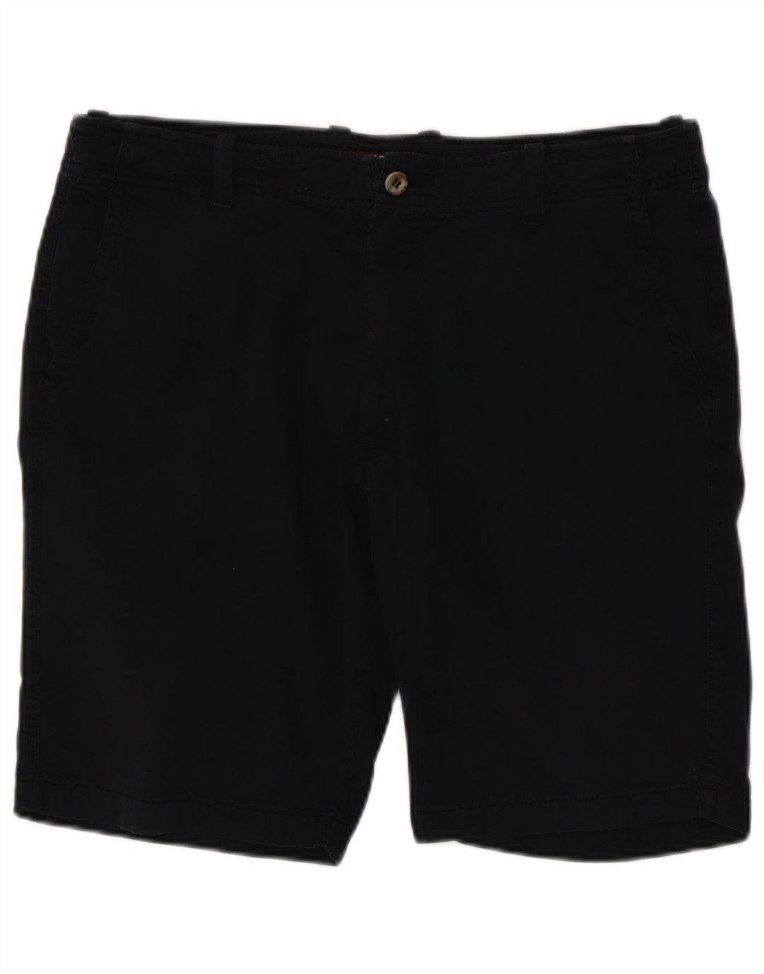 Carrera Mens Chino Shorts W36 Grande Algodão Preto