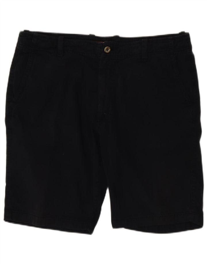 Carrera Mens Chino Shorts W36 Grande Algodão Preto