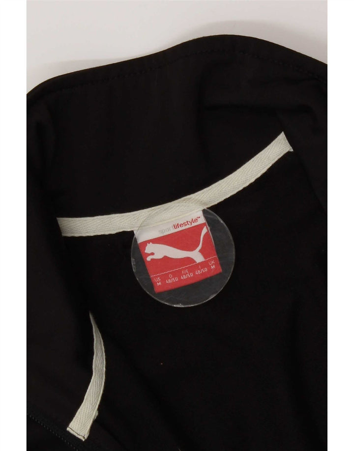 Puma Mens Tracksuit Top Jaqueta Médio Preto Colorblock