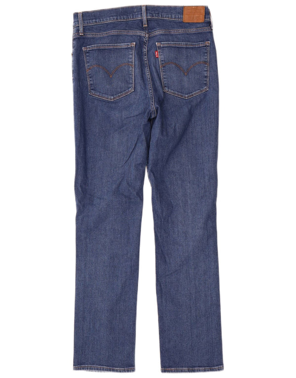 Calça jeans feminina Levi's 724 High Rise Straight W31 L30 azul algodão