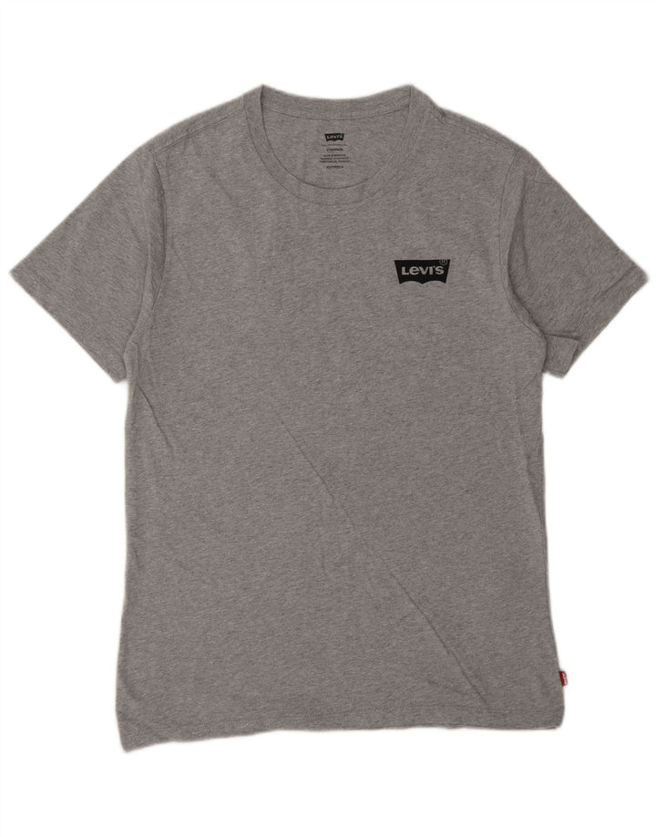 Camiseta masculina padrão Levi's Graphic XS algodão cinza