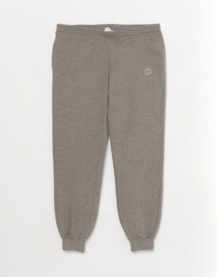 Calça de treino masculina Lotto Joggers cinza pequeno
