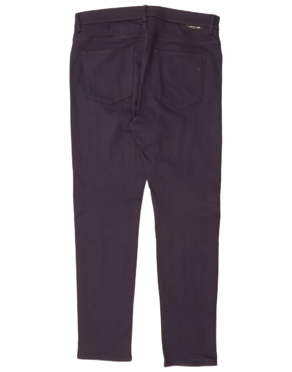 Hugo Boss Masculino Porsche Slim Calça Casual W36 L34 Poliéster Azul Marinho