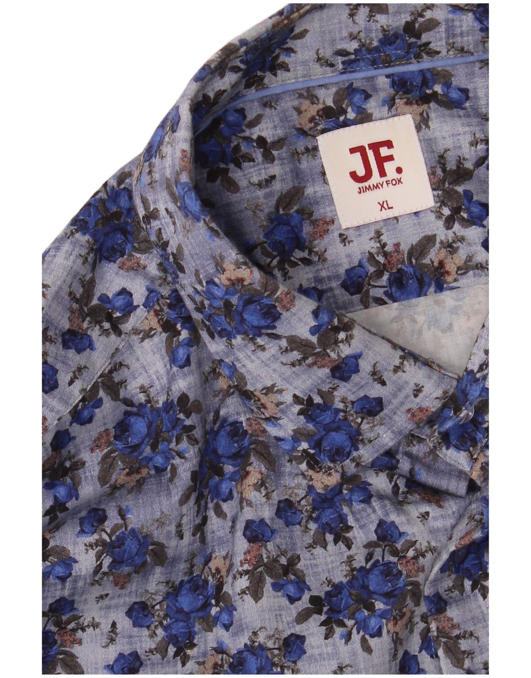Camisa masculina VINTAGE XL azul floral