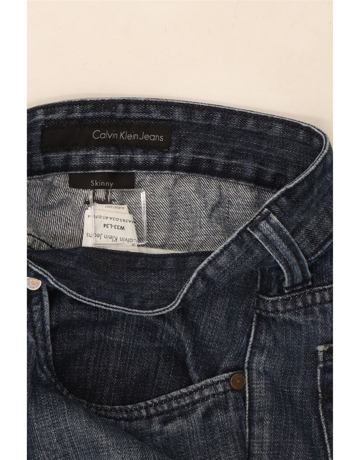 Calça jeans skinny feminina CALVIN KLEIN W33 L26 azul
