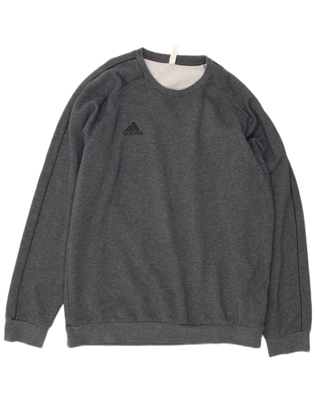 ADIDAS Mens Moletom Jumper XL Cinza Algodão