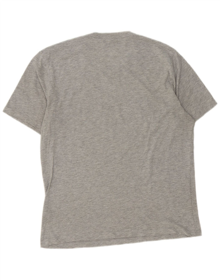 Reiss Camiseta masculina Top cinza médio manchado