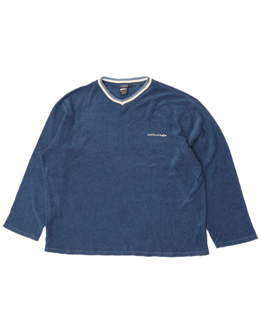 Suéter de lã masculino Quiksilver 2XL poliéster azul