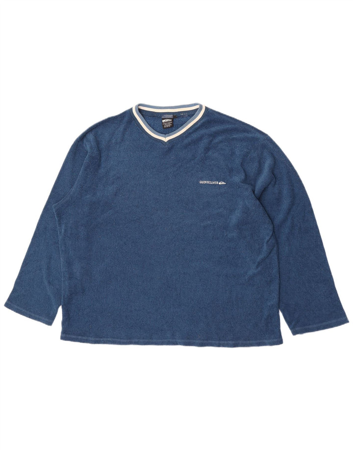 Suéter de lã masculino Quiksilver 2XL poliéster azul