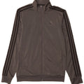 Adidas Mens Tracksuit Top Jacket Pequeno Poliéster Cinza