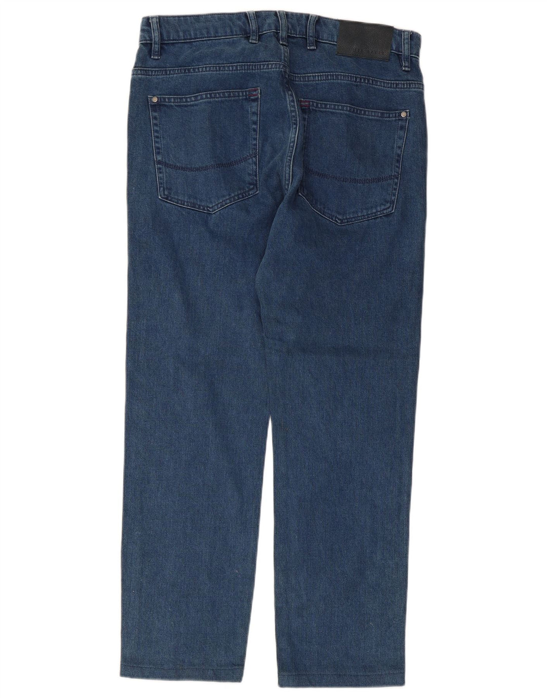 Calça jeans reta masculina Ted Baker W32 L27 azul Lyocell