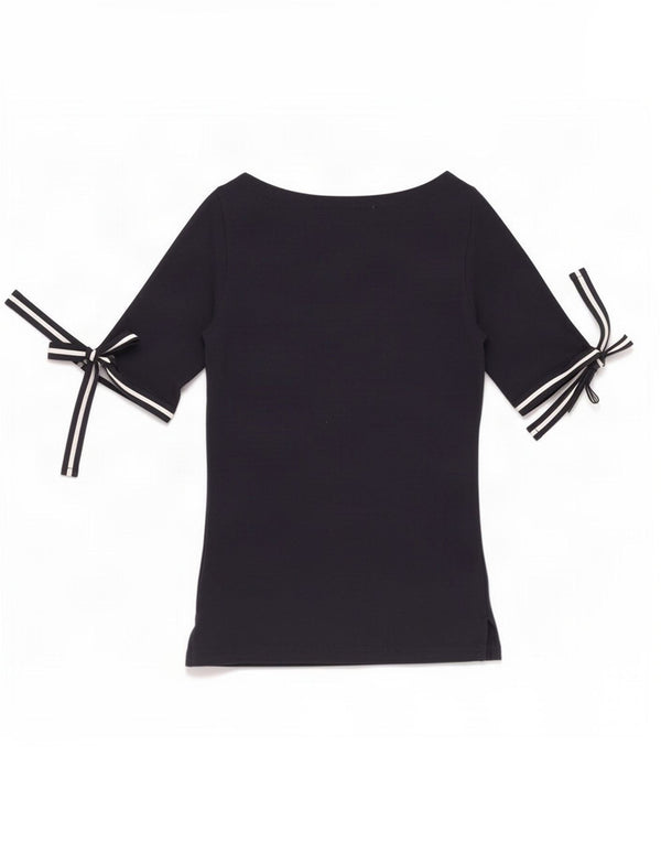 Blusa feminina Ralph Lauren UK 4 XS azul marinho algodão