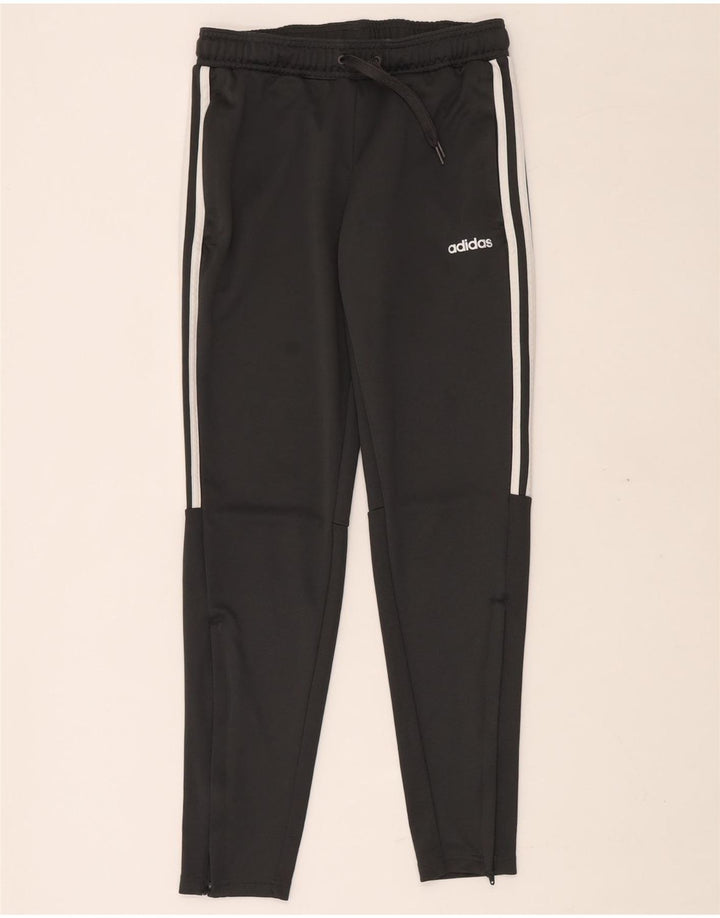 Calça de treino feminina ADIDAS UK 8/10 pequena cinza poliéster
