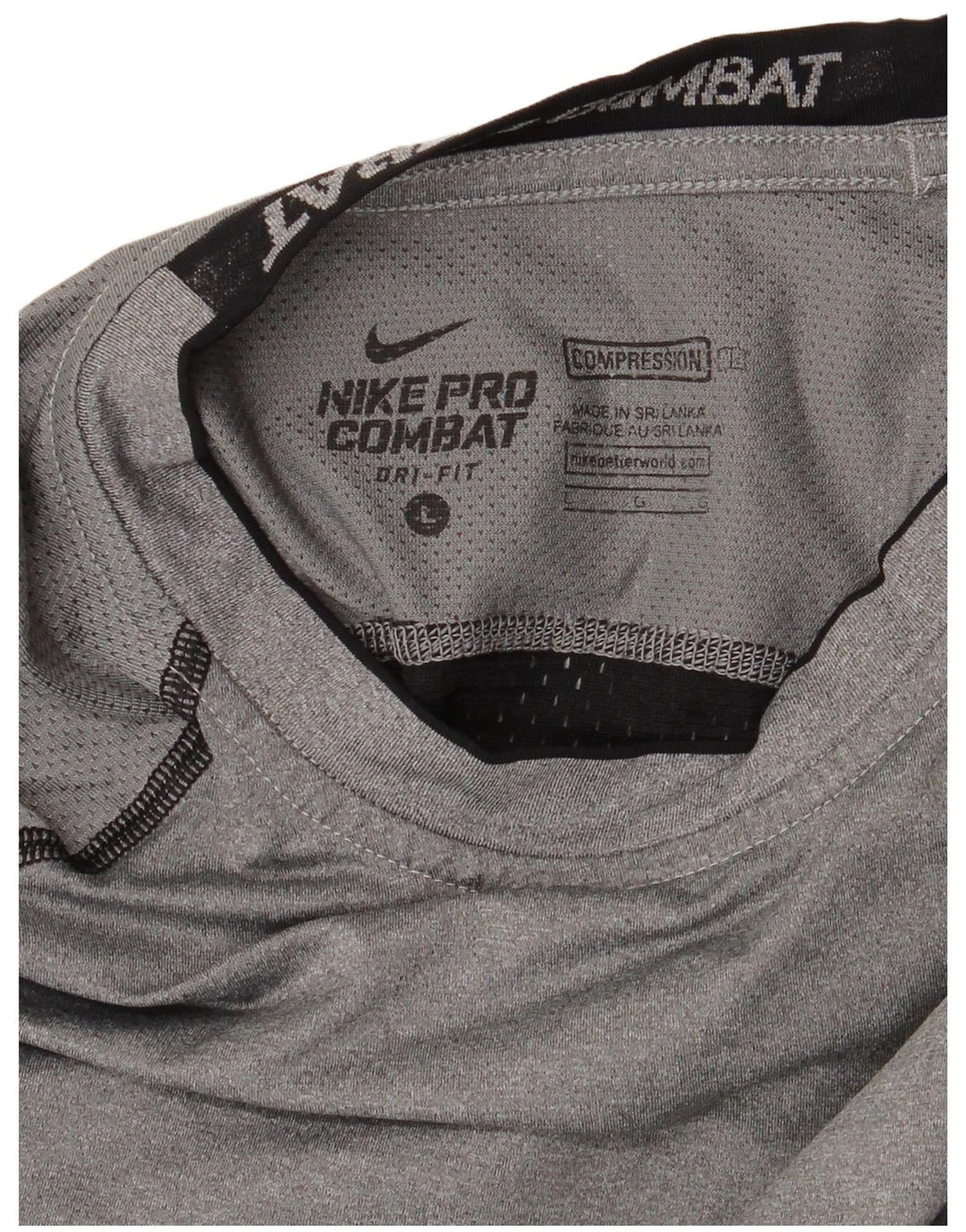 Camiseta Nike masculina Dri Fit Graphic Top grande bloco colorido cinza