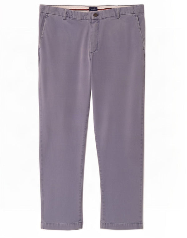 Calça Chino Masculina Reta Regular Gant W36 L30 Azul