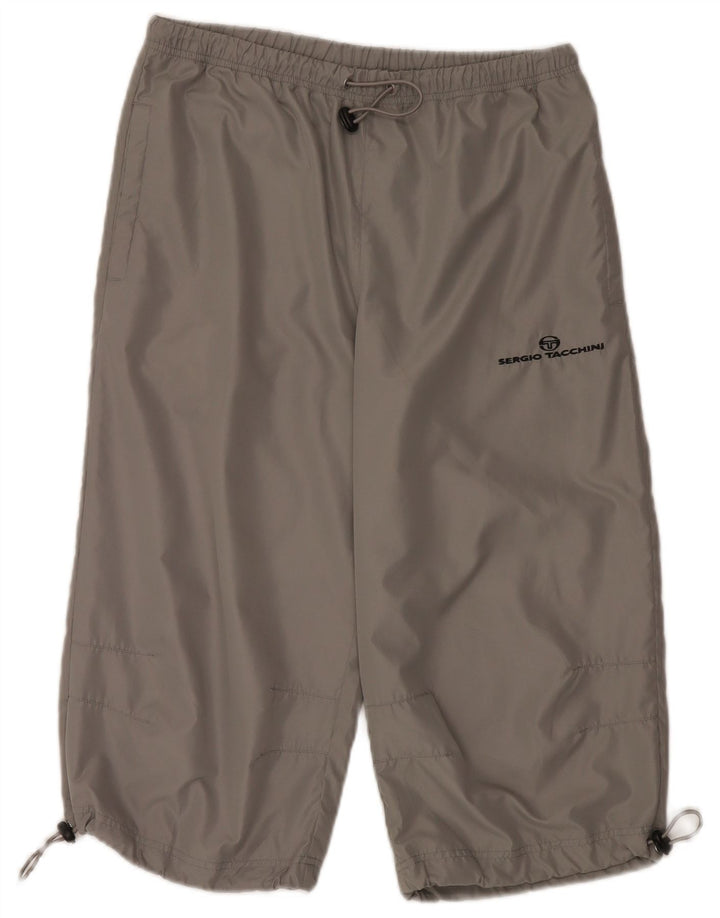 Calça de treino masculina Sergio Tacchini Capri cinza médio poliéster