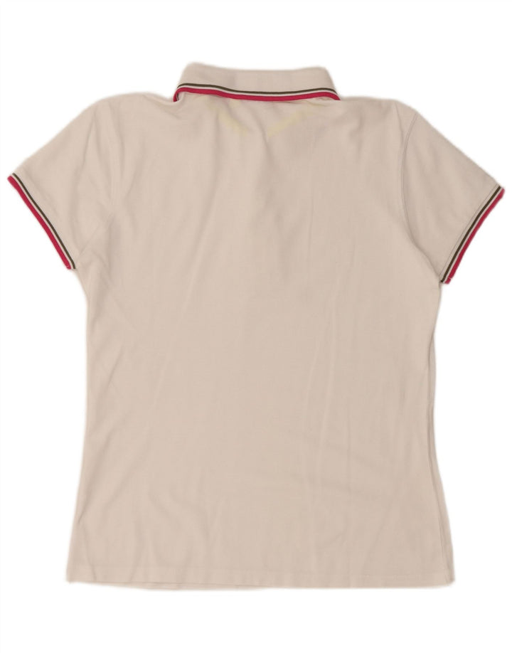 Camisa polo feminina DIADORA UK 14 grande branca