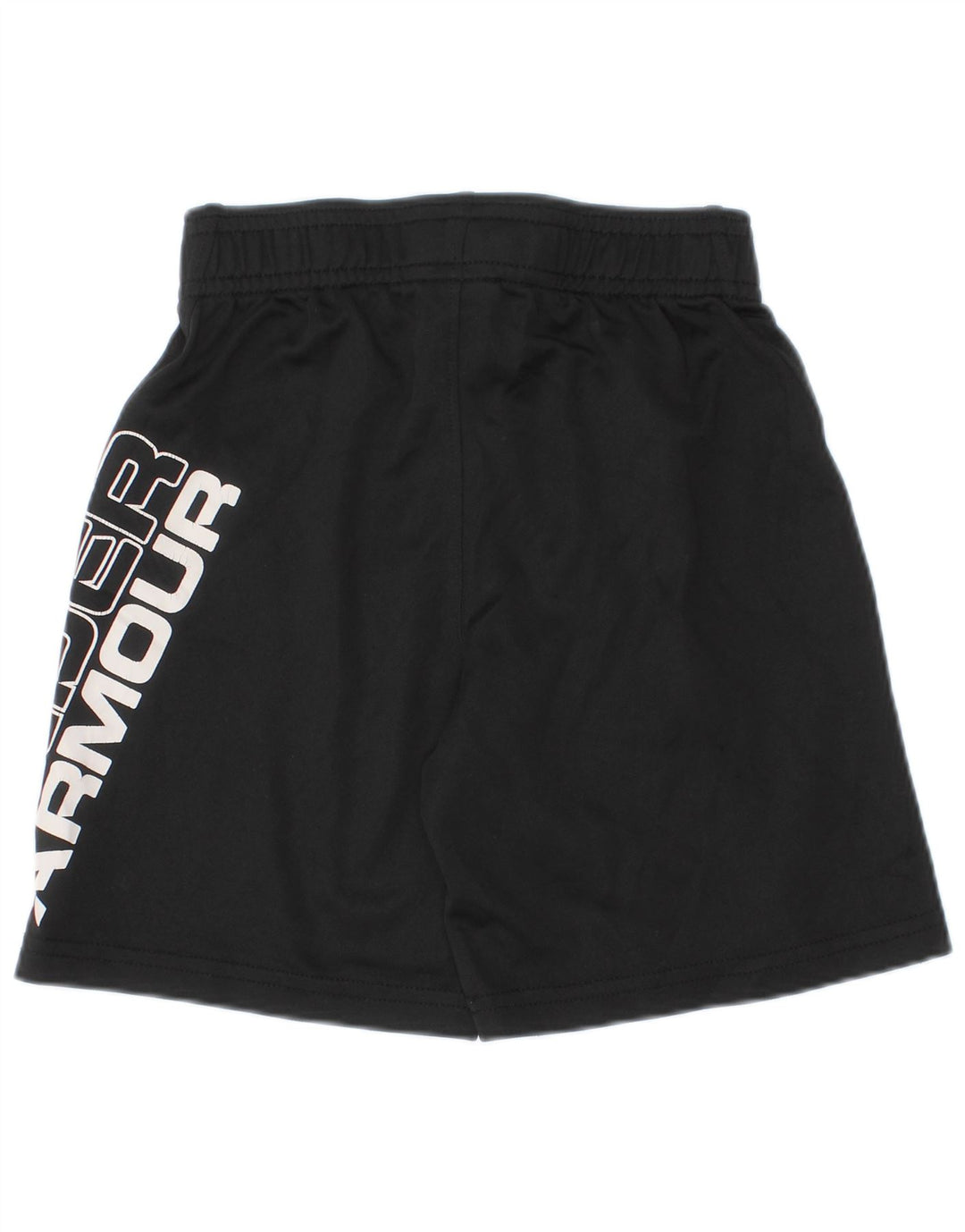 Shorts esportivos gráficos Under Armour Boys 3-4 anos preto poliéster