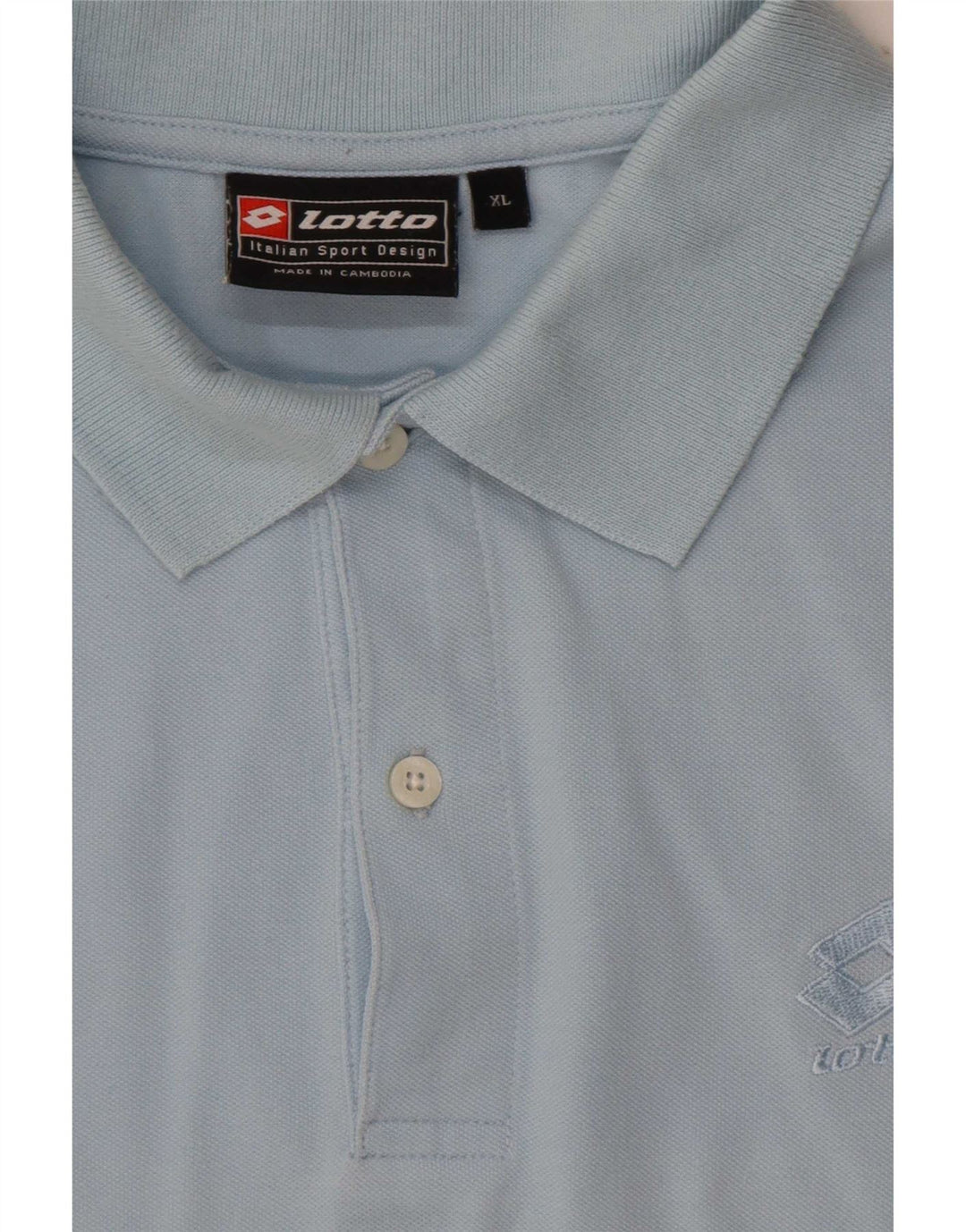 Camisa polo masculina Lotto XL azul