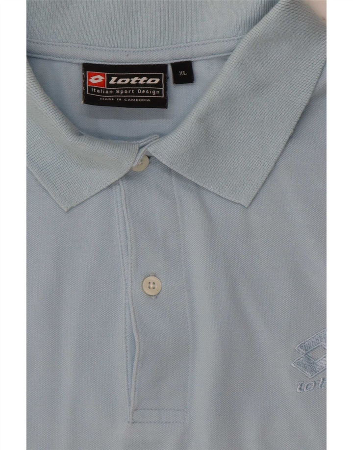 Camisa polo masculina Lotto XL azul