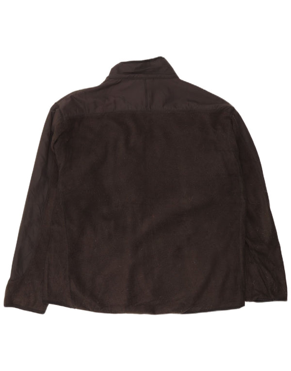 Jaqueta masculina de lã Chaps UK 42 XL preto Colourblock poliéster