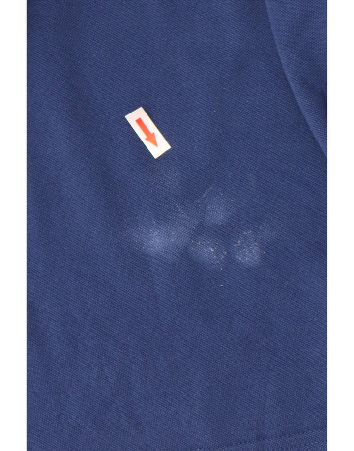 Camisa polo masculina de ajuste regular HARMONT & BLAINE 4XL algodão azul marinho