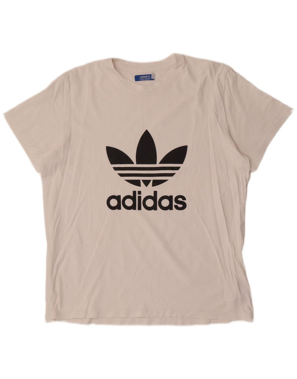 Camiseta Adidas Masculina Graphic Top XL Algodão Branco