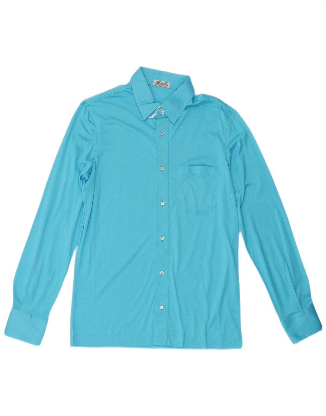 Camisa masculina vintage pequena azul