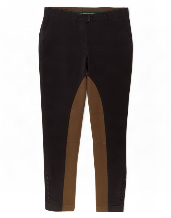 Calça Chino Feminina Beretta Reino Unido 12 Médio W32 L27 Preto Colorblock