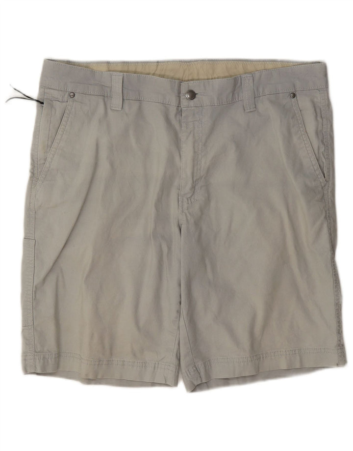 Columbia Mens Regular Fit Cargo Shorts W36 Grande Algodão Azul