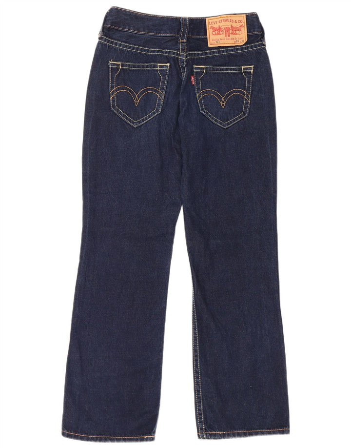 Calça jeans feminina Levi's 921 Bootcut W28 L30 azul algodão