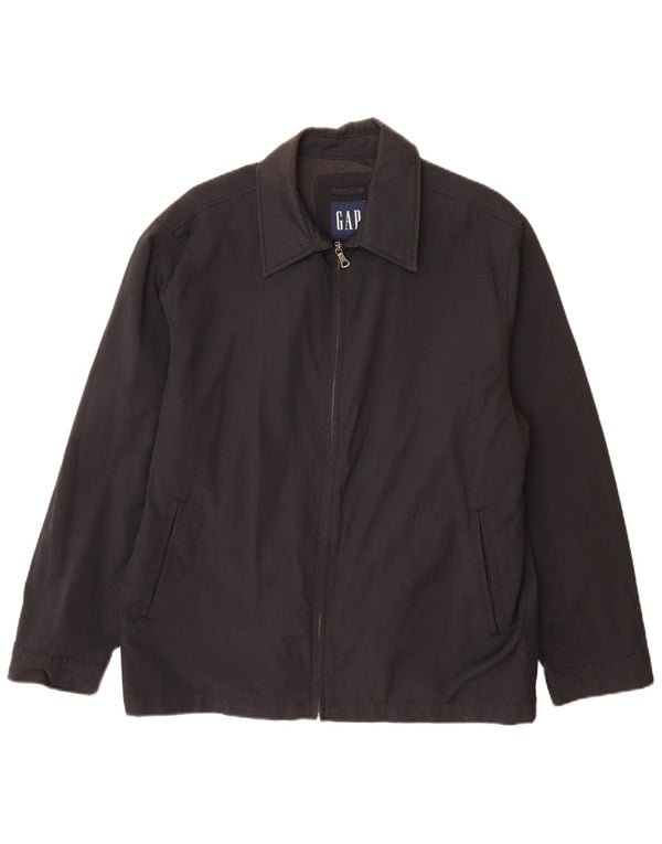 Jaqueta utilitária masculina Gap UK 40 grande nylon azul marinho
