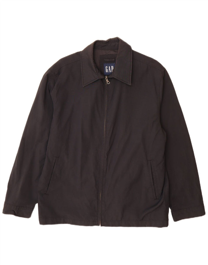 Jaqueta utilitária masculina Gap UK 40 grande nylon azul marinho