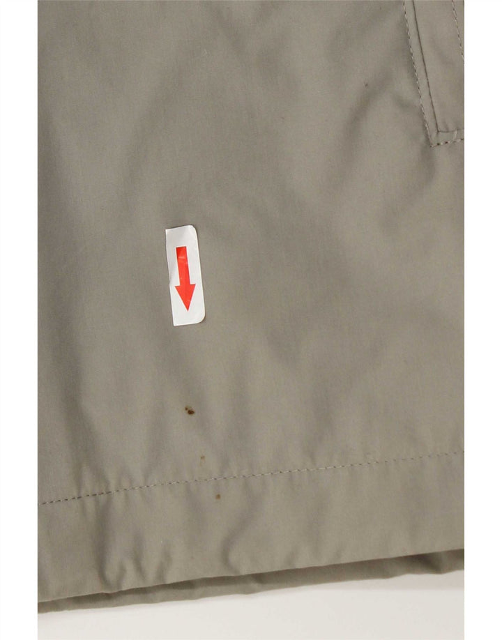 Jaqueta corta-vento masculina C&A IT 46 poliéster cinza grande