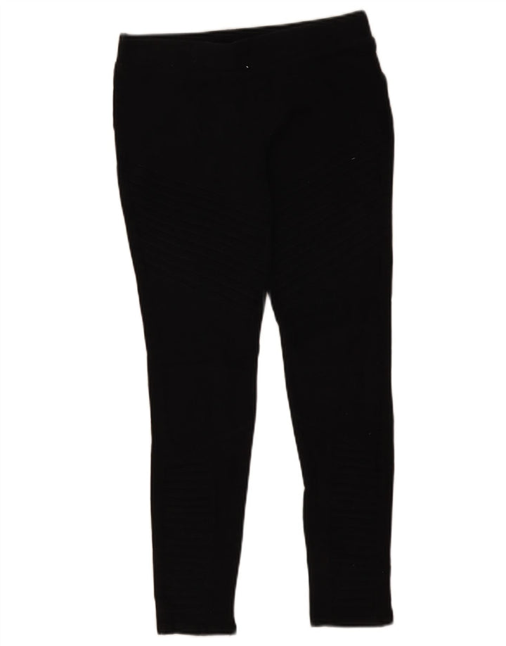 Guess Womens Leggings UK 10 Pequeno W Preto Algodão