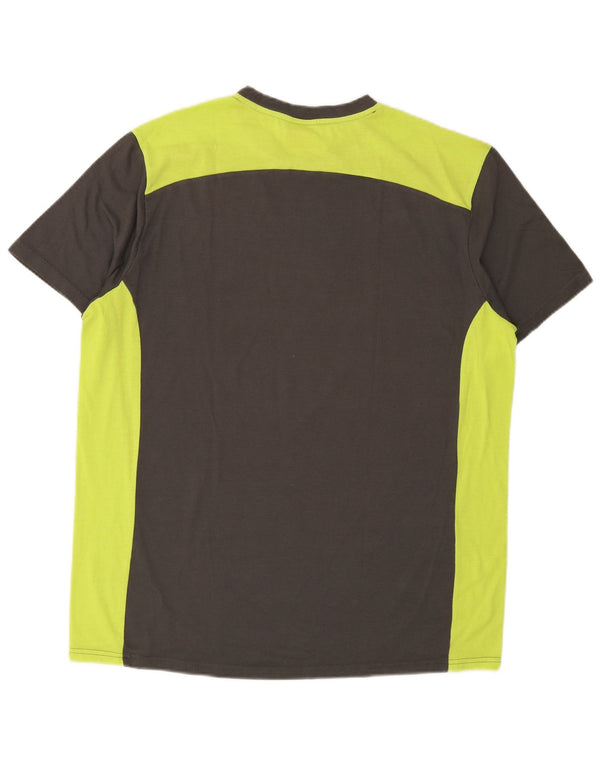 Camiseta masculina Puma Top XL cinza colorblock
