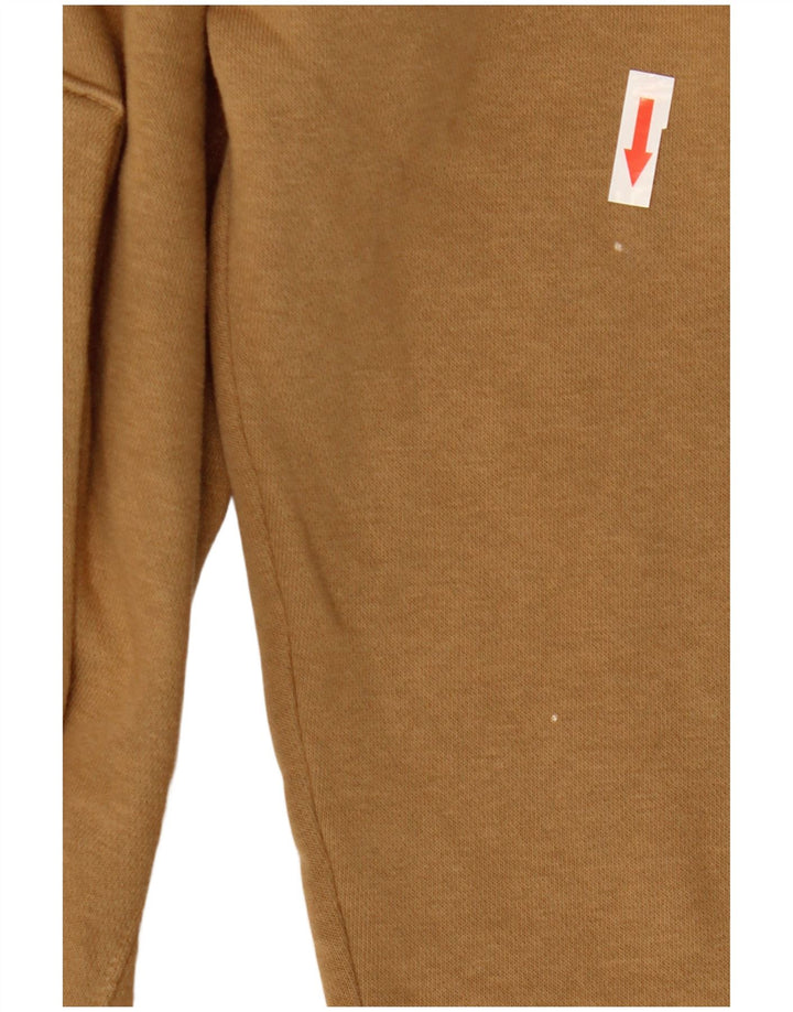 Nike Mens Hoodie Jumper Pequeno Algodão Bege