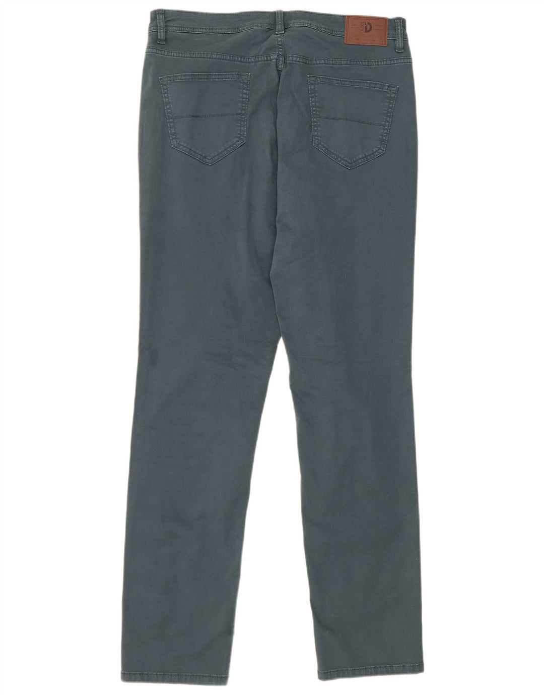 Calça casual slim masculina Dack W34 L32 algodão verde