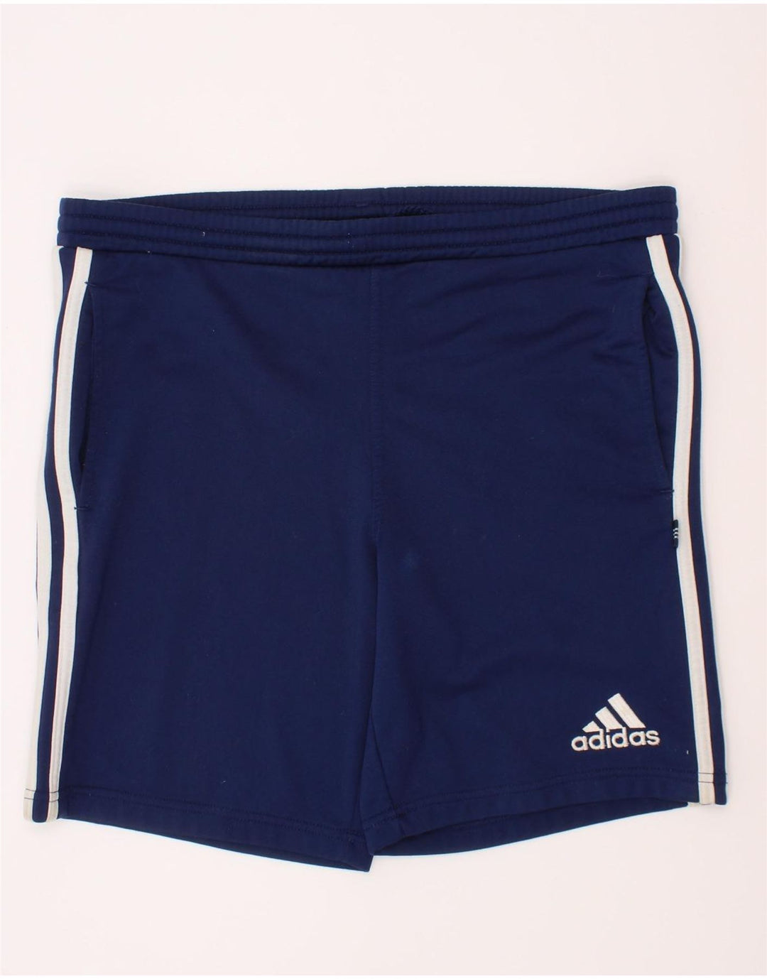 Shorts esportivos Adidas meninos 11-12 anos azul marinho poliéster