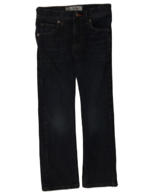 Lee Boys Jeans Skinny 6-7 Anos W22 L21 Azul Marinho Algodão