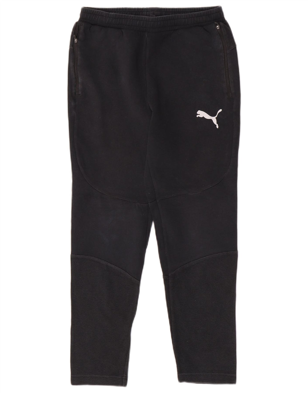 Calça de treino feminina Puma UK 8 pequena preta