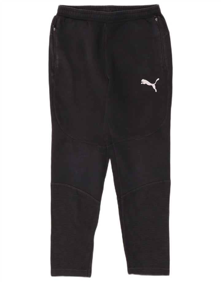 Calça de treino feminina Puma UK 8 pequena preta