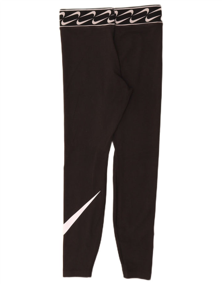 Leggings femininas Nike Graphic UK 10 pequenas de algodão preto