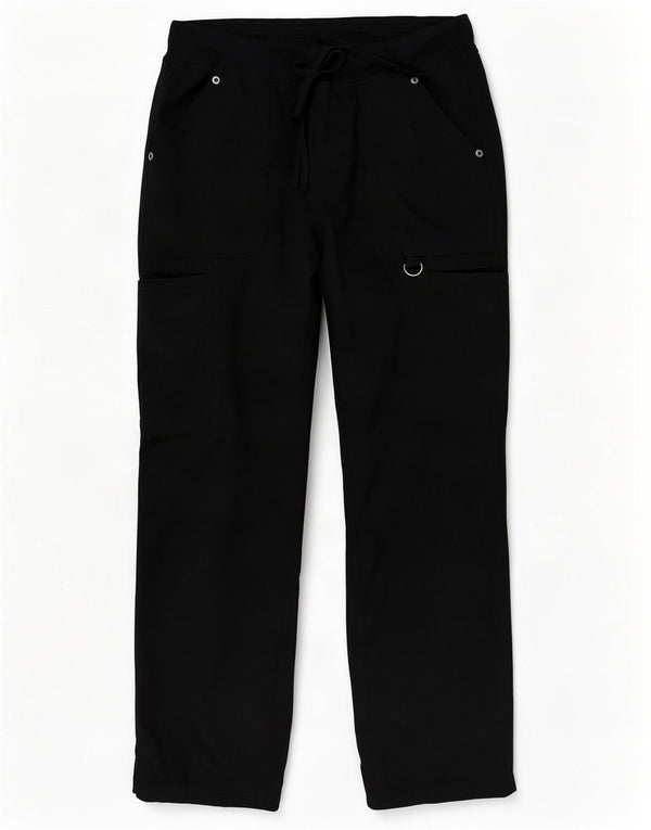 Calças cargo regulares femininas Dickies pequenas W26 L30 poliéster preto
